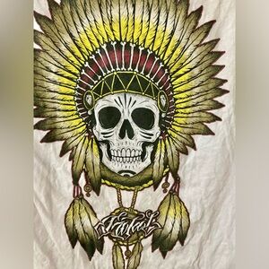 White Skull Graphic Tee